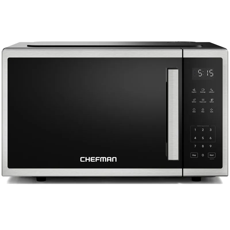 Countertop Digital Stainless Microwave Oven - 0.9 Cu Ft