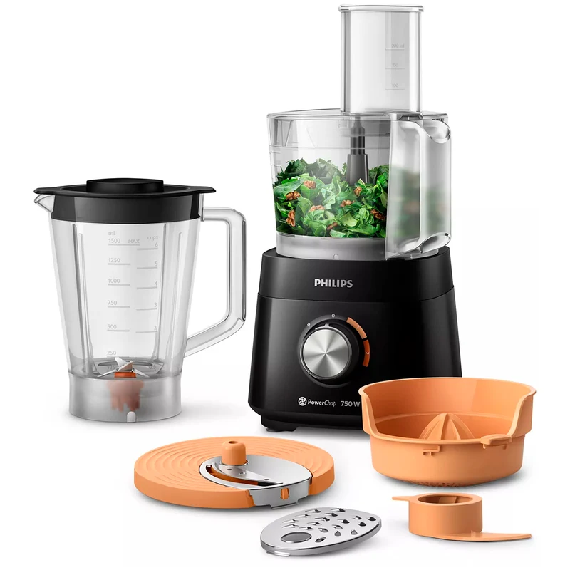 Procesador De Alimentos Philips Hr7302/90 750w Con Licuadora