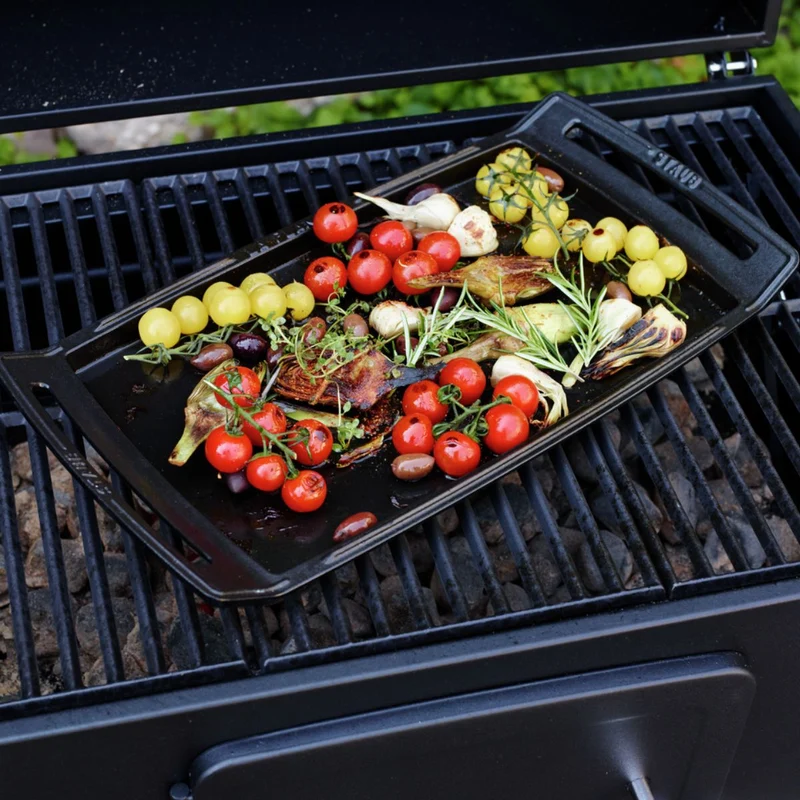 Parrilla lisa rectangular de hierro fundido Staub