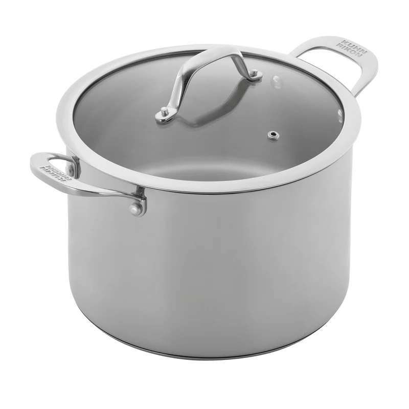 Olla alta de acero inoxidable con tapa de cristal Allround Kuhn Rikon