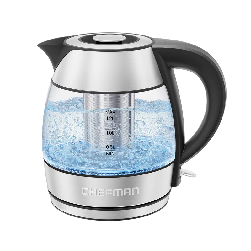 Fast-Boil™ 1.2L Electric Kettle with Tea Infuser