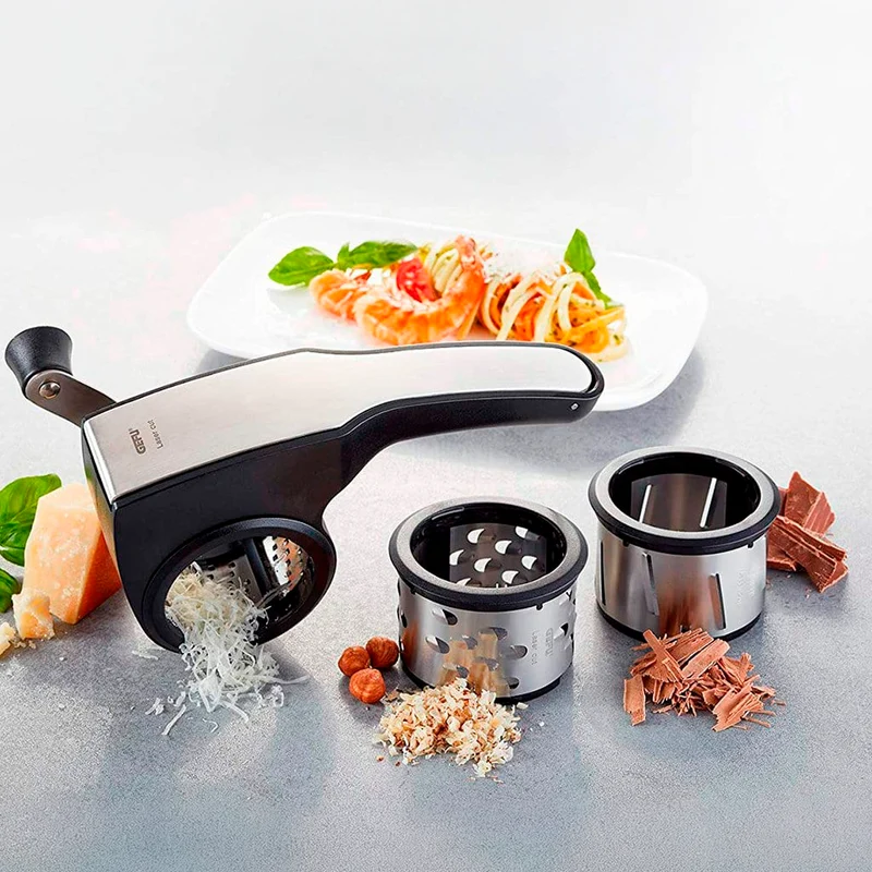 Rallador con tres tambores Pecorino Gefu