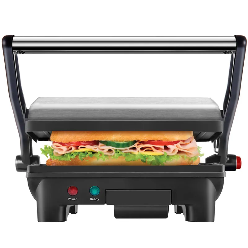 Multifunctional 180° Grill + Panini Press (2-Slice)