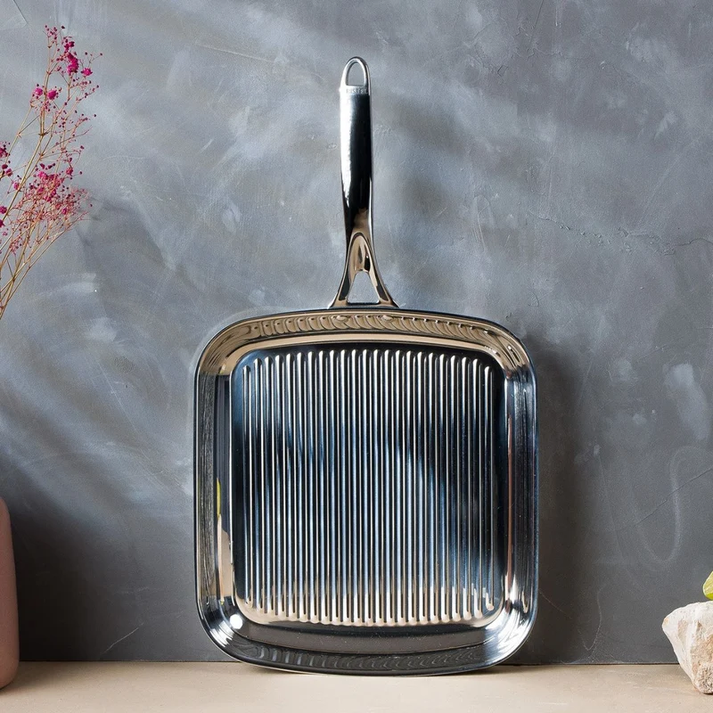 Grill de acero inoxidable 3-Ply Castel'Pro Cristel