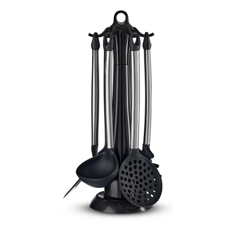 Set de Utensilios 6 Piezas Silver Touch Jade Cook