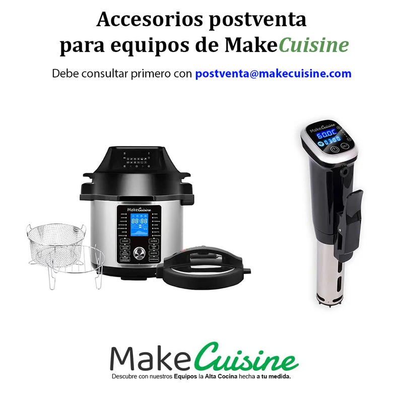 Recambio productos MakeCuisine - Soporte Post Venta