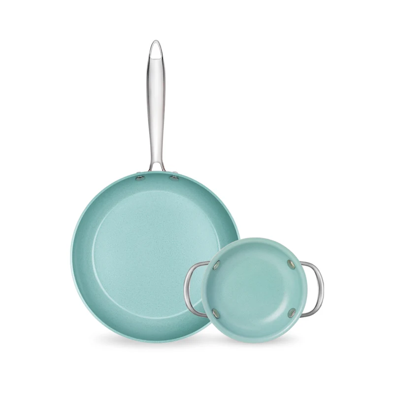 2 Pack Sarten 12 cm y 24 cm Jade Chef