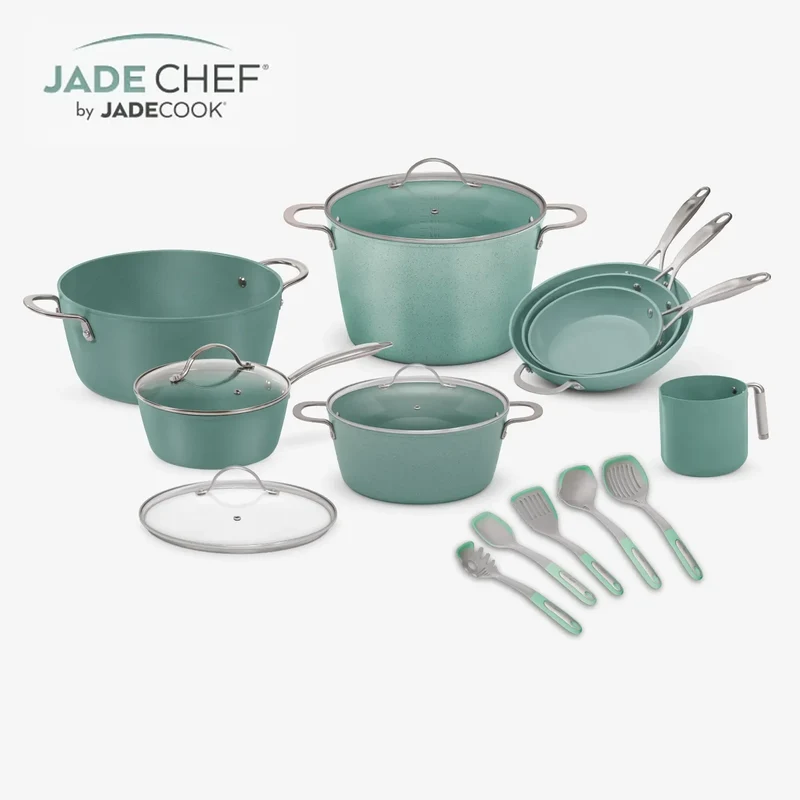 Batería de cocina Jade Chef 17 piezas by Jade Cook | Antiadherente
