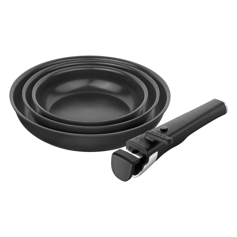 Set de 3 sartenes cerámicas con mango desmontable Unlock Zwilling