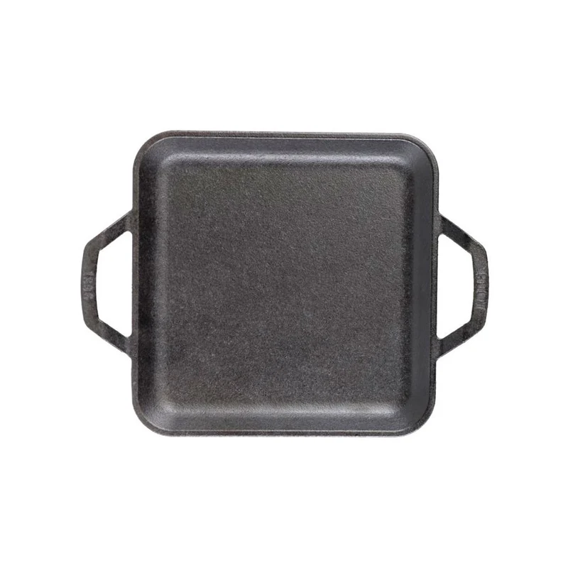 Plancha lisa cuadrada con asas 28cm Chef Collection Lodge