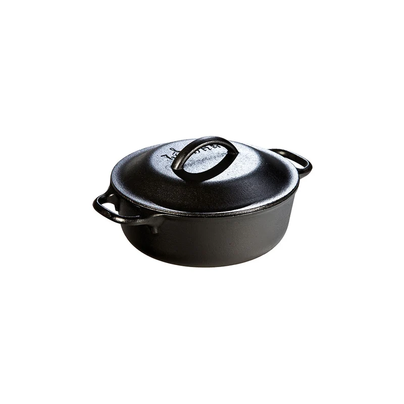 Cacerola con tapa tipo cocotte de hierro fundido Lodge