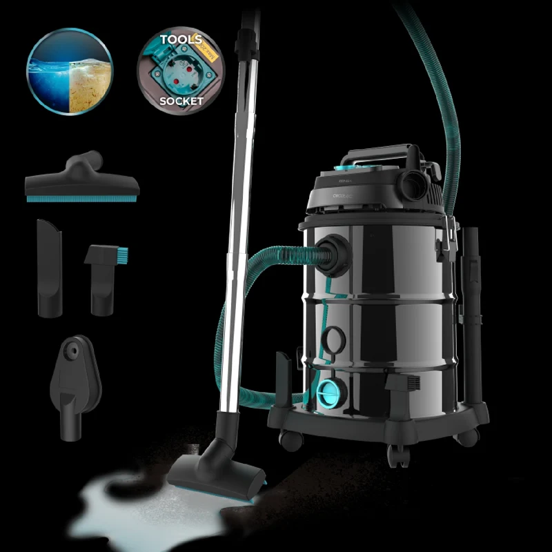 Cecotec Aspirador Trineo Wet&dry Conga Rockstar Wet & Dry Steel Pro Tool Cecotec