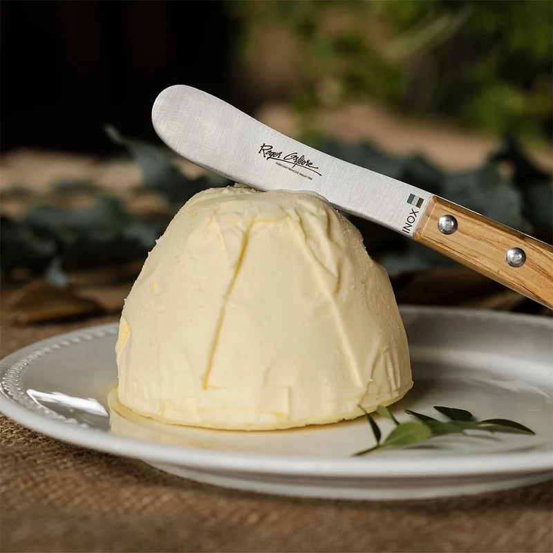 Cuchillo para mantequilla con mango de madera de olivo Roger Orfevre