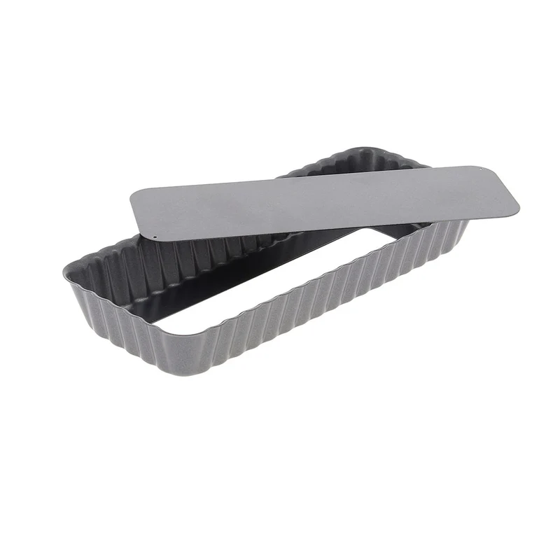 Molde rectangular antiadherente con base extraíble De Buyer