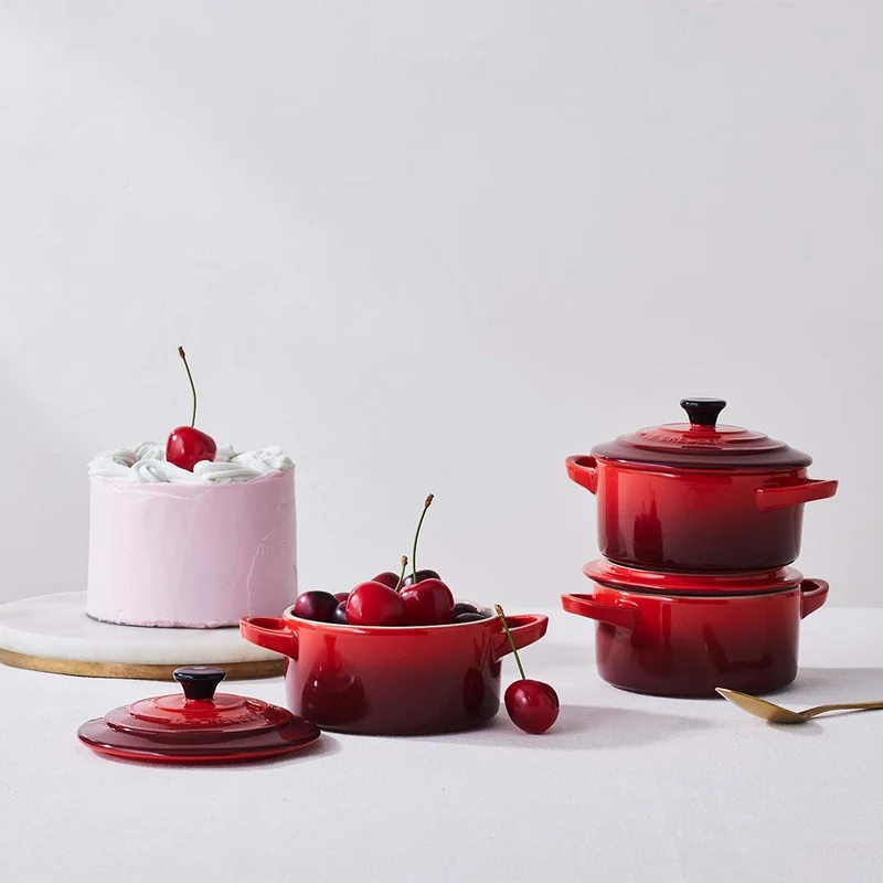 Mini-cocottes cerámicas Le Creuset
