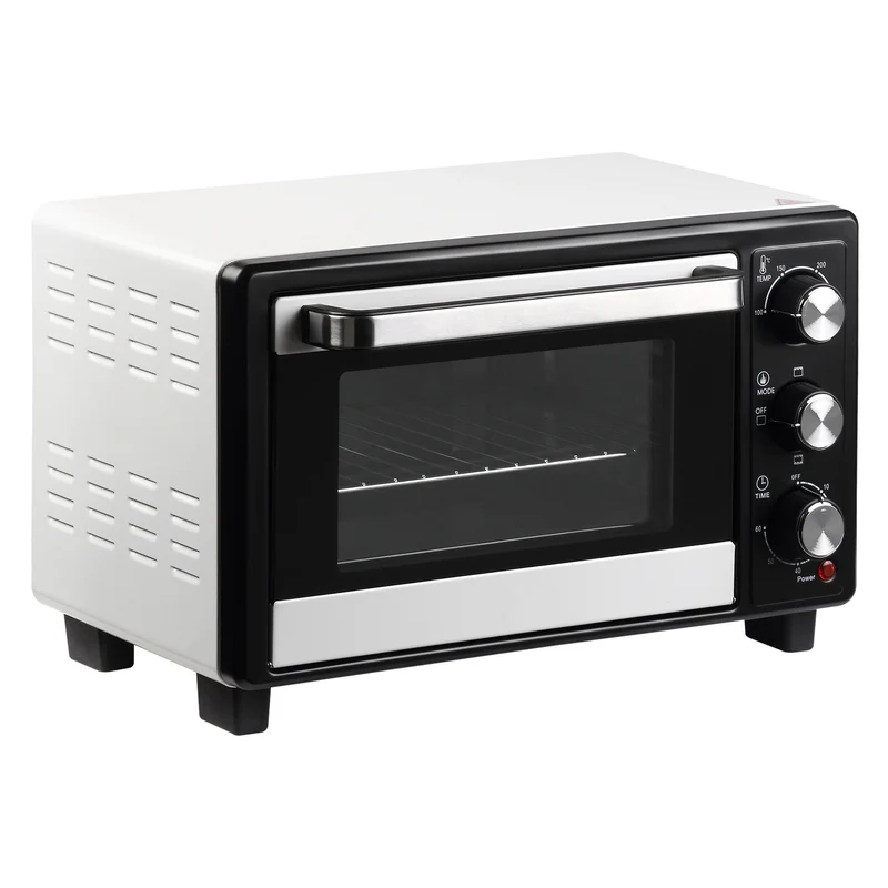 Homcom Horno Eléctrico De Sobremesa 16l 1400w Con 3 Modos De Calor Y Termostato