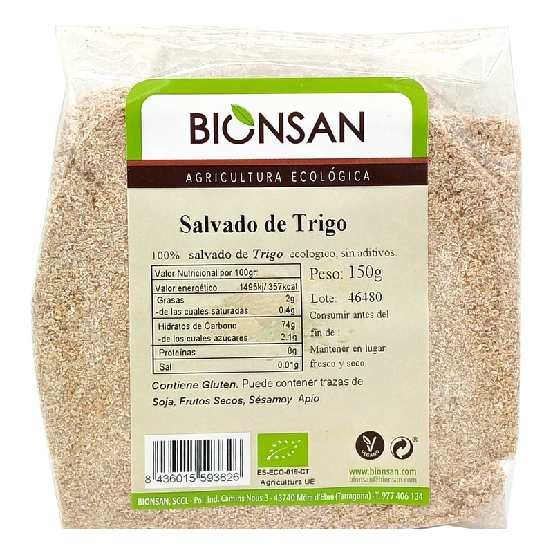 Salvado De Trigo Eco Bionsan Proximidad 150gr