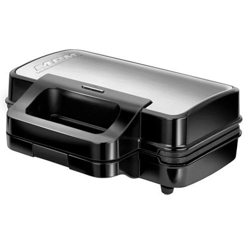 Sandwichera 3 En 1, Gofrera Belga, Grill-plancha, Bandejas Intercambiables, Placas Antiadherentes Mpm Mop-43m 1000w