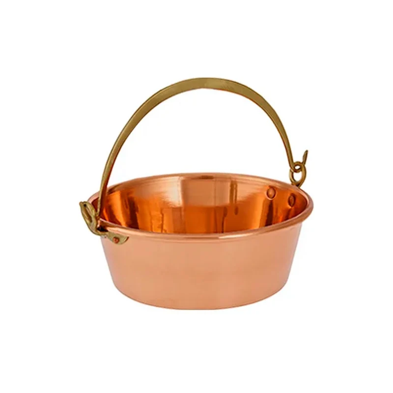 Olla De Cobre Para Carne De Cerdo, Diámetro 10 Cm, Calor Uniforme