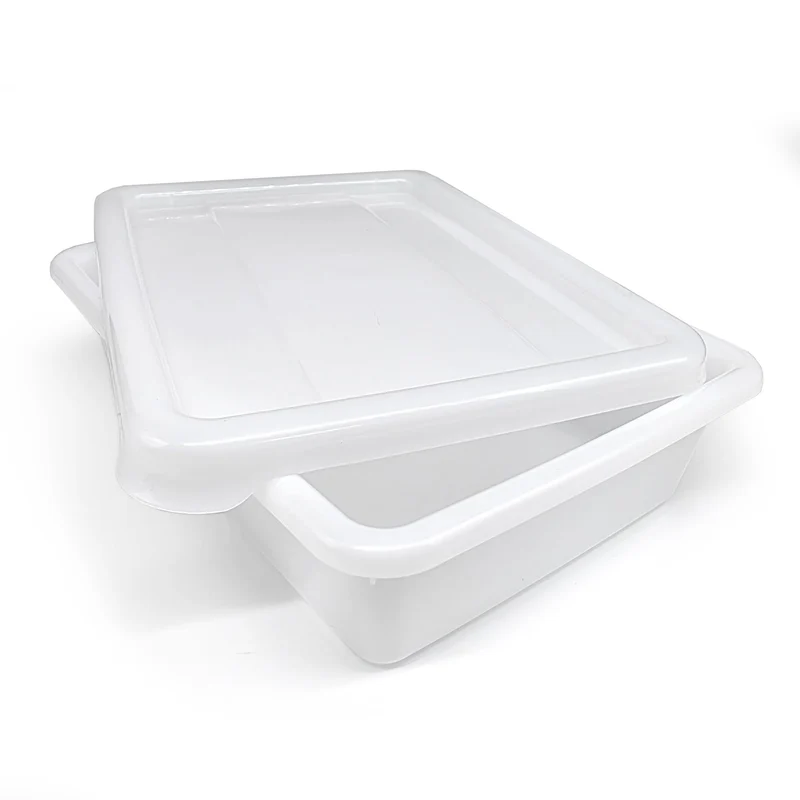 5 Bandejas Uso Alimentario Con Tapa: 2,2l Sin Bpa's (26,8 X 19,7 X 7cm) - Cocinas, Restaurantes, Hostelería, Catering