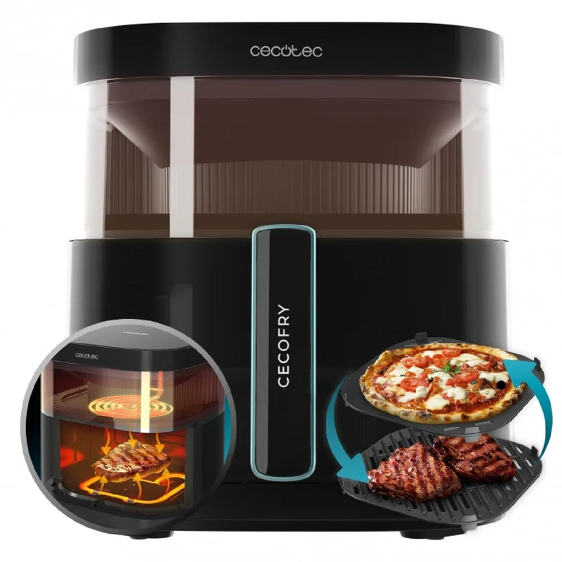 Cecotec Freidora Sin Aceite Cecofry&grill Duoheat 6500