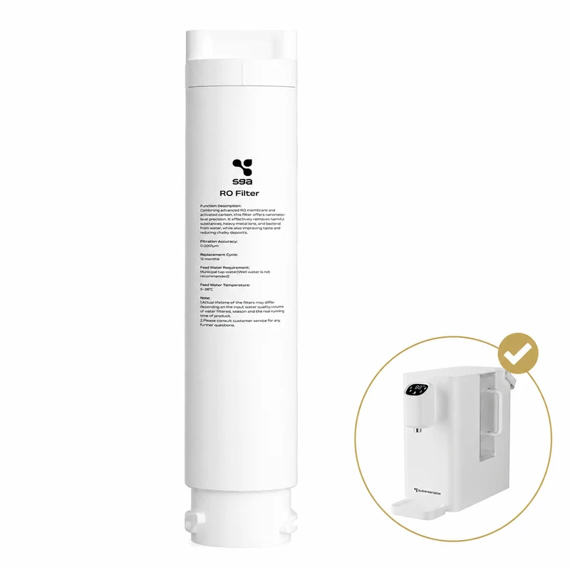 Ciarra x Susgreenable Cartucho de Filtro RO Filtración SGROF04 Compatible con SGIWDR04-W