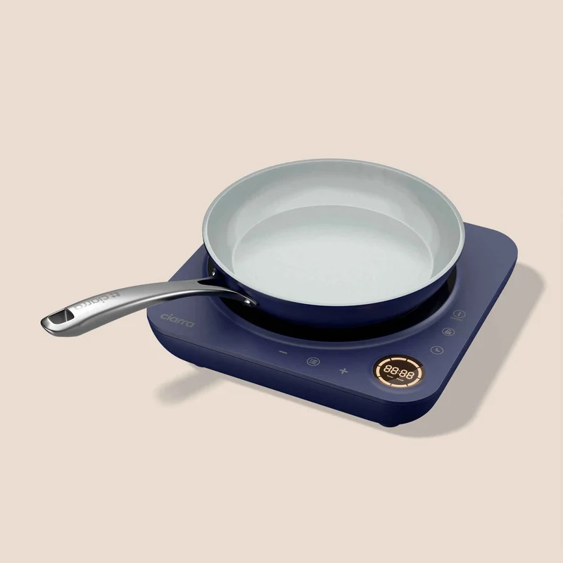 Ciarra Cocina SparkCook Duo: Placa de inducción Donut & Sartén