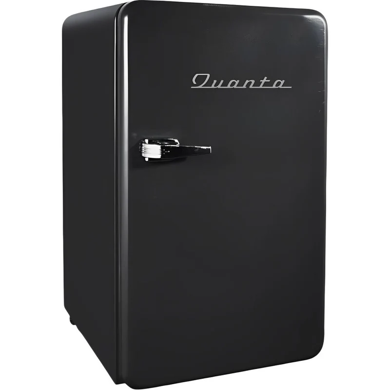 HELADERA QUANTA FRIGOBAR QTFRV91 RETRO VINTACLASSIC 91LTS/220V-50HZ/7NIVEL-NEGRO FRÍO HÚMEDO