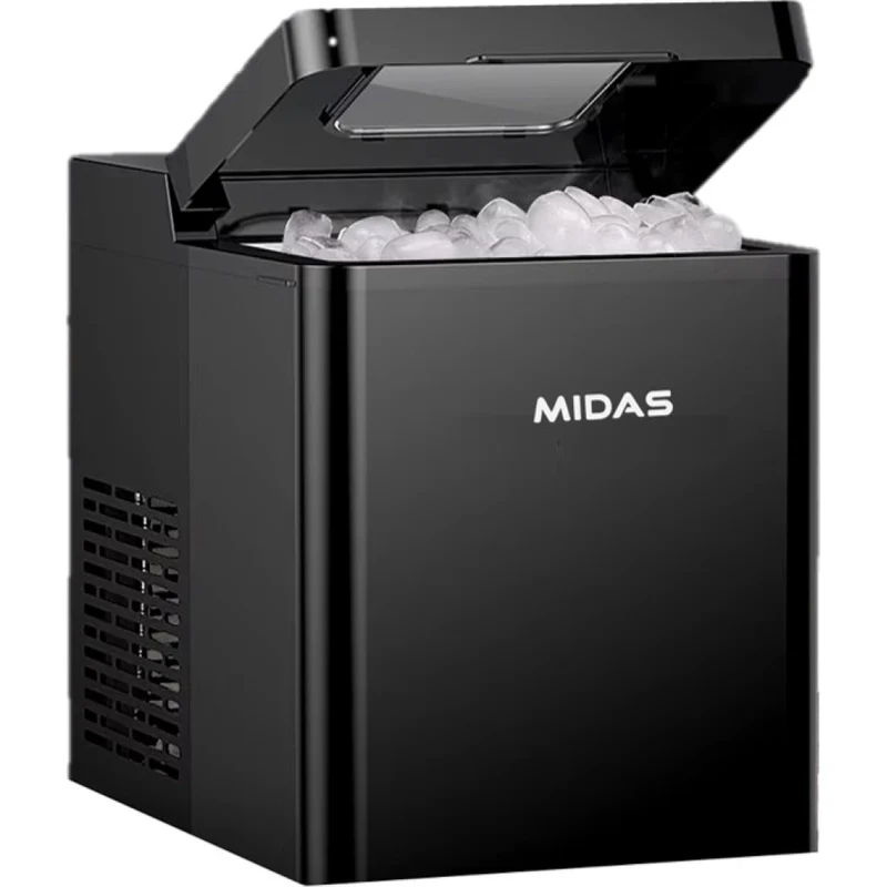 FABRICADORA DE HIELO MIDAS 15KG/24 MD-ICEPRO NEGRO