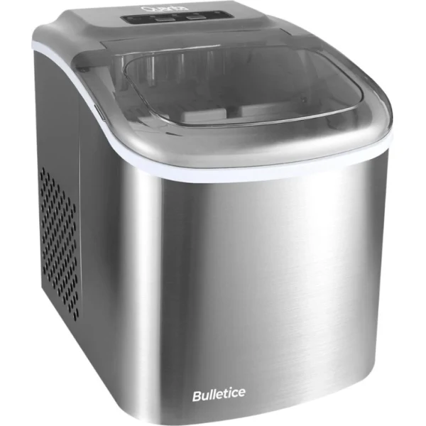 FABRICADORA DE HIELO QUANTA QTFHB12 220V~50HZ/1.2L/12KG/INOX/DIGITAL
