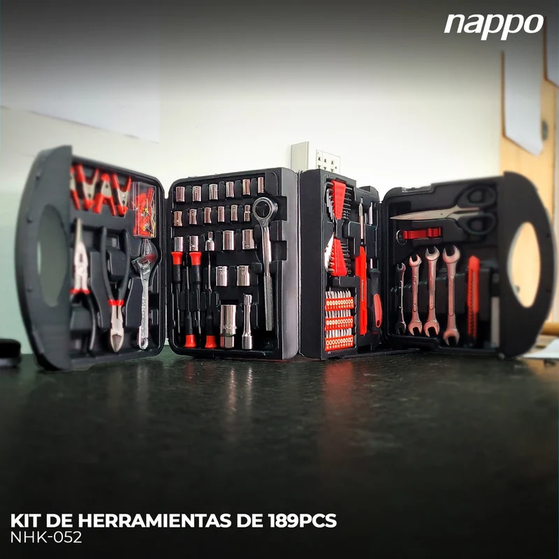 KIT DE HERRAMIENTAS MANUALES NAPPO NHK-052