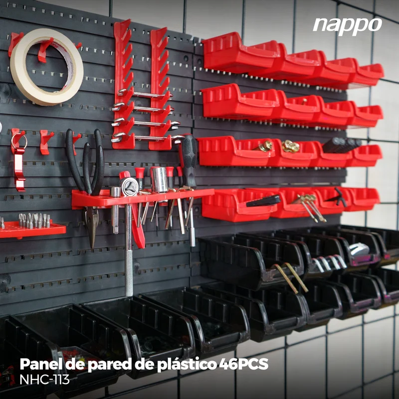 PANEL DE PARED PLASTICO 46PCS NAPPO NHC-113
