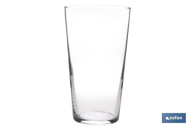 Pack de 6 vasos de combinado | Material: vidrio transparente | Capacidad: 47 cl | Calidad profesional | Ideales para cubatas, agua, cerveza, refrescos