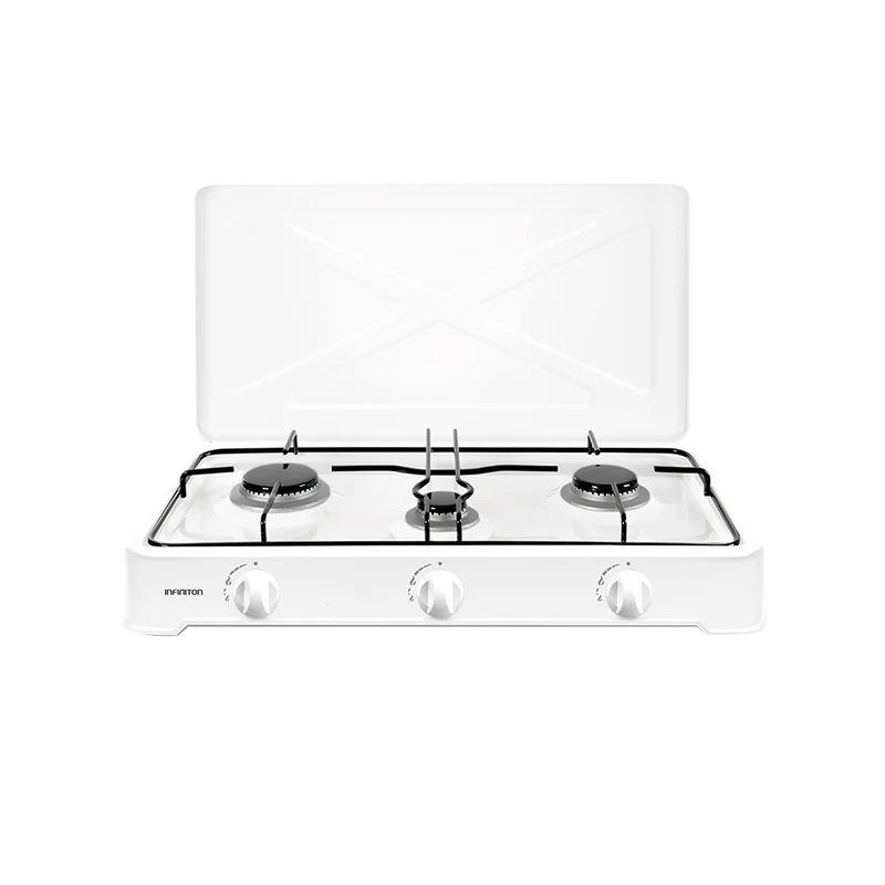 Hornillo de gas Infiniton GGP-3B Blanco