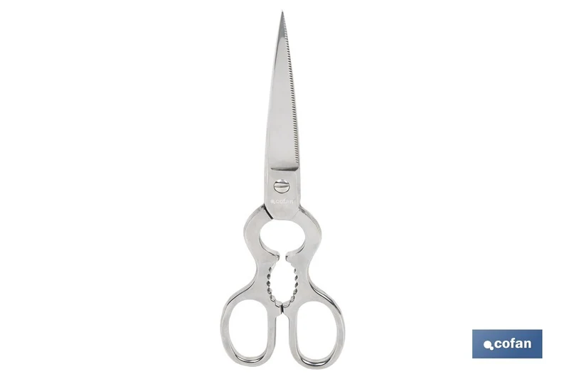 Tijeras de pescado | Adecuadas para uso profesional | Hojas de acero inoxidable | Longitud: 21 cm | Ideales para corte preciso de alimentos