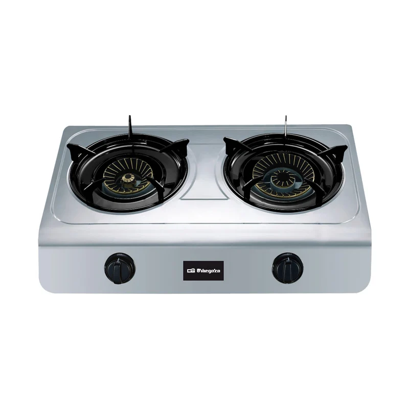 Orbegozo FO 2700 Hornillo Gas 2 Fuegos 7,7 kW Inox Exterior