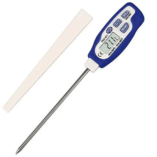 Termómetro para alimentos PCE-ST 1-ICA incl. certificado de calibración ISO