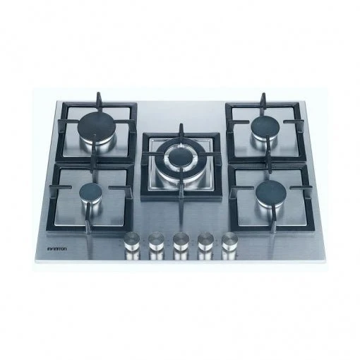 Placa de Gas Infiniton 77MCIXG Acero Inoxidable 5 Fuegos 70cm Triple Corona