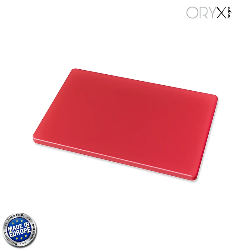 Tabla Cortar Polietileno 30x20x1,5 cm. Color Rojo