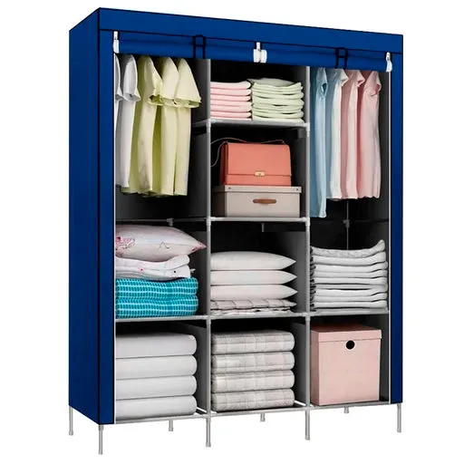 ROPERO DE TELA 88130 DECOTEAM AZUL 630136