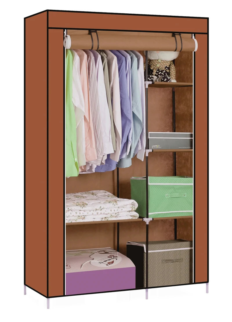 ROPERO DECOTEAM MARRON 105*45*170CMS DDR-005