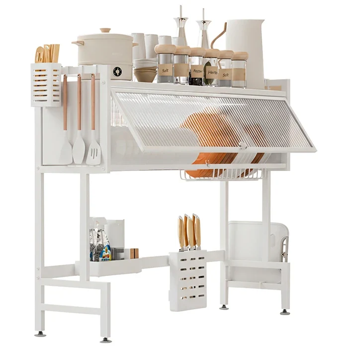 ESCURRIDOR DE VAJILLA DECOTEAM BLANCO DCE-028 85*28*80 630982