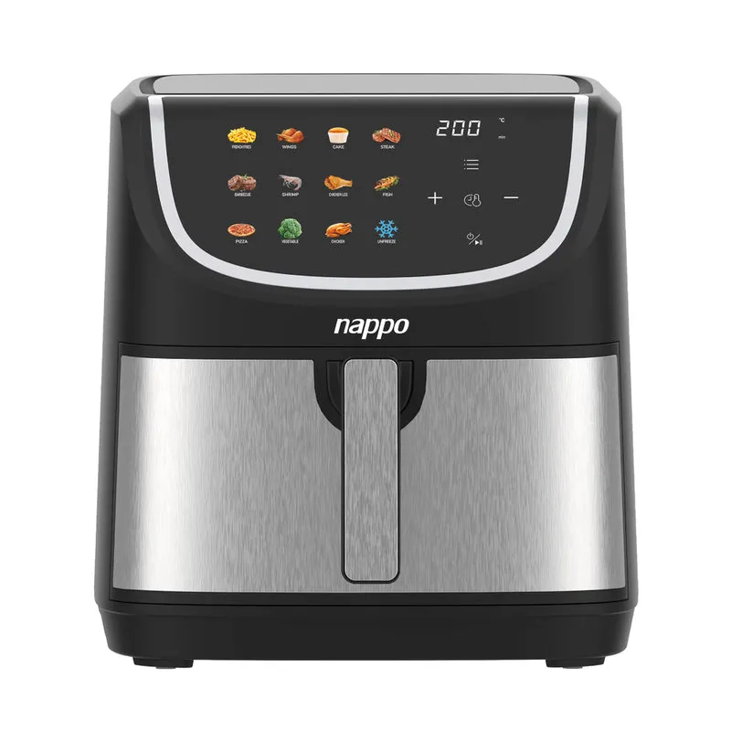 FREIDORA SIN ACEITE NAPPO DIGITAL 8L NEGRA NEF-242