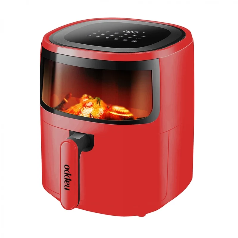 FREIDORA DIGITAL NAPPO SIN ACEITE VISION 5,7L NEF-129 ROJA
