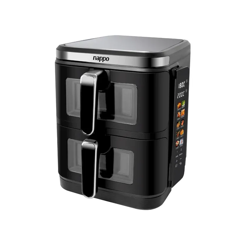 FREIDORA DIGITAL NAPPO SIN ACEITE DOBLE VERTICAL DUAL PRO 11L NEF-251