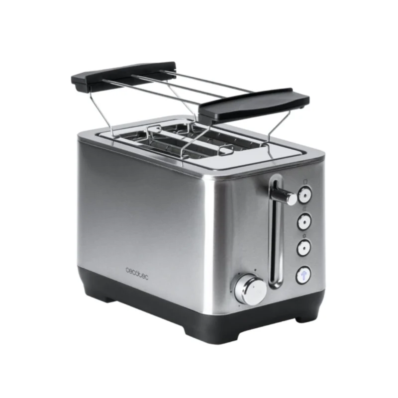 Tostadora Cecotec BigToast 3084 Acero inoxidable 1000 W Doble ranura