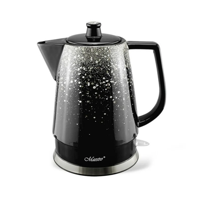Hervidor Feel Maestro MR-074 Negro Plata Cerámica 1500 W 1,5 L