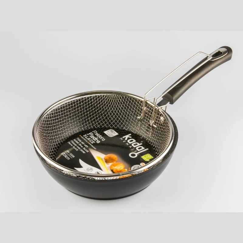 SARTEN FREIDORA PIEDRA BLACK 24CM 1,5L