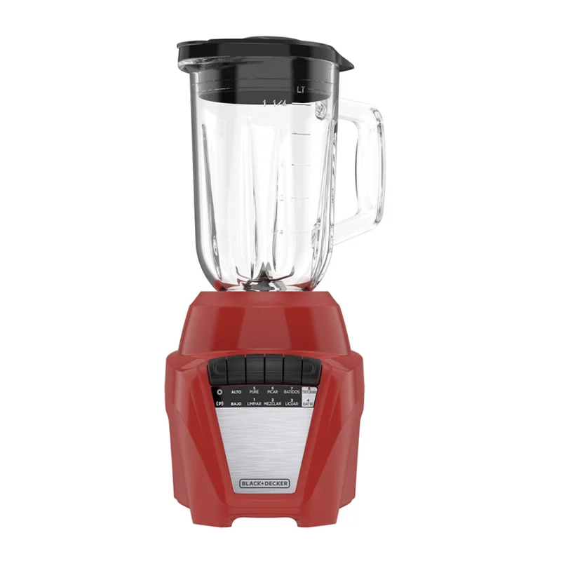 Black & Decker Licuadora Ice Crush Frasco de Vidrio 1.25 Litros, BL0876
