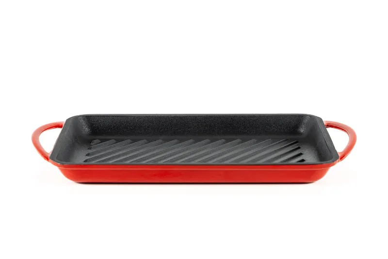 Grill rectangular hierro fundido esmaltado 39,5x22x3,5cm